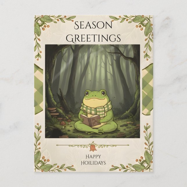 Carte Postale Croquis dans les bois calmes (Devant)