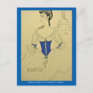 Carte Postale Croquis de costume pour le ballet LA SYLPHIDE