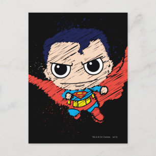 Carte Postale Croquis Mini Superman