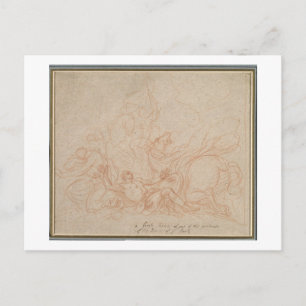 Carte Postale Croquis pour la conversion de Saint Paul pour le d