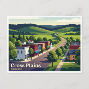 Carte Postale Cross Plains Wisconsin