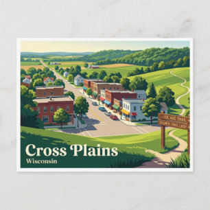 Carte Postale Cross Plains, Wisconsin