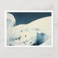 Crossing a Ravine from 'A Narrative of an Ascent