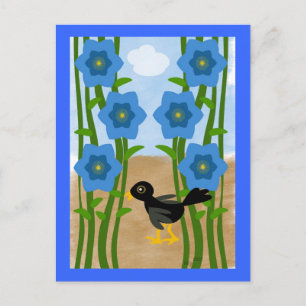 Carte postale Crossing Crow