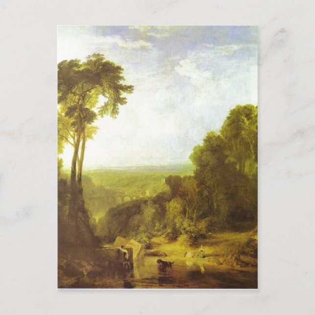 Carte Postale Crossing the Brook J. M. W. Turner, 1815, huile su (Devant)