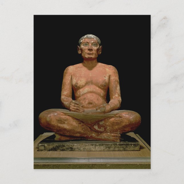 Carte Postale Crouching Scribe Statue (Devant)