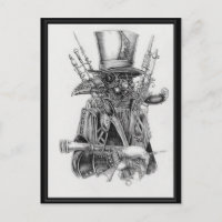 Crow de mécanique Steampunk