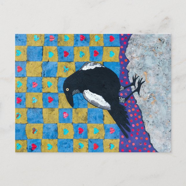 Carte Postale Crow Love (Devant)