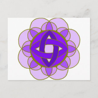 Carte postale "Crown Chakra"