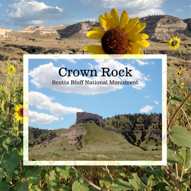 Carte Postale Crown Rock, monument national de Scotts Bluff, NE  (Créateur téléchargé)