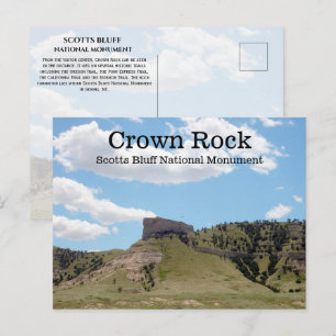 Carte Postale Crown Rock, Scotts Bluff National Monument, NE