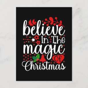 Carte Postale Croyez à la magie de Noël-84604
