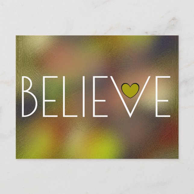 Carte Postale CROYEZ MOT Inspirationnel mignon (Devant)