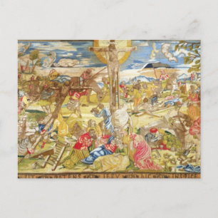 Carte Postale Crucifixion, 1609 (broderie)