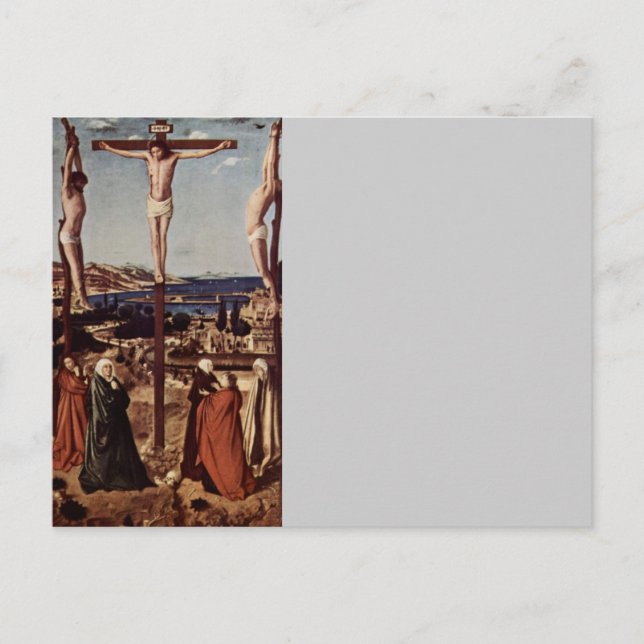 Carte Postale Crucifixion c1455 (Devant)