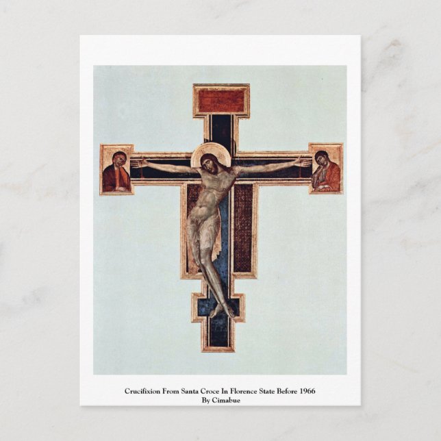 Carte Postale Crucifixion De Père Noël Croce Dans L'État De Flor (Devant)