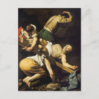 Carte Postale Crucifixion de Saint Pierre - Caravaggio