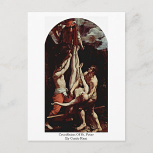 Carte Postale Crucifixion De Saint Pierre Par Guido Reni
