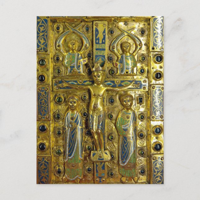 Carte Postale Crucifixion du Christ, Limoges, 13ème siècle (Devant)