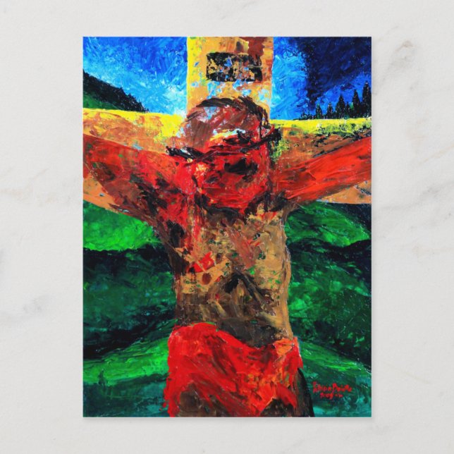 Carte Postale Crucifixion - il est terminé 2009 (Devant)
