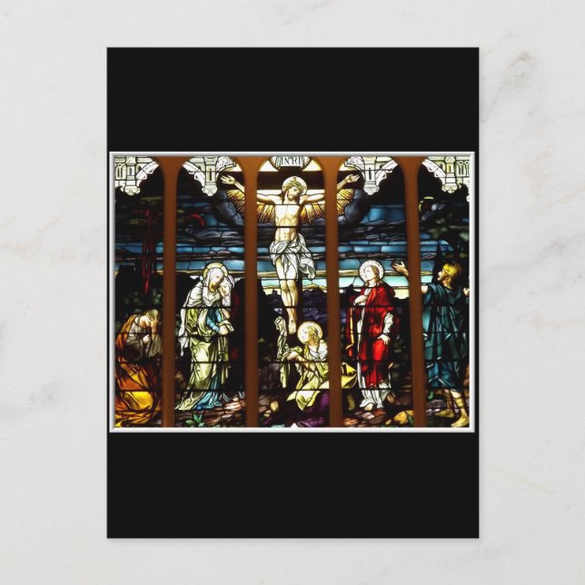Carte Postale Crucifixion - Jésus sur la croix (Verre Tiré) (Devant)