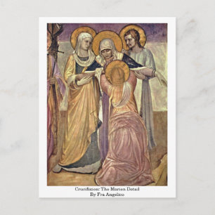 Carte Postale Crucifixion : Le Détail De Marien Par Fra Angelico