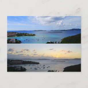 Carte Postale Cruz Bay Collage, St. John, U.S.V.I.