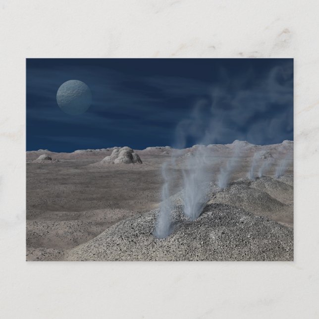 Carte Postale Cryovolcanism on Pluto (Devant)