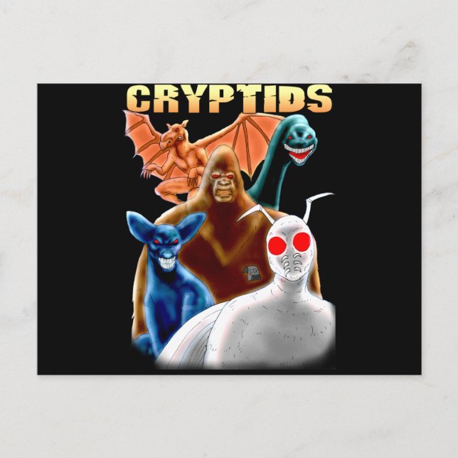Carte Postale Cryptides (Devant)