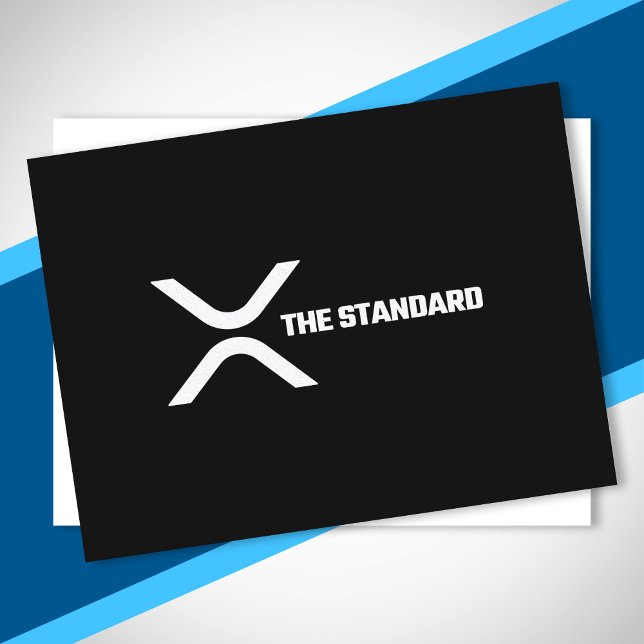 Carte Postale Cryptomonnaie de mème XRP Crypto Le devis standard (Créateur téléchargé)