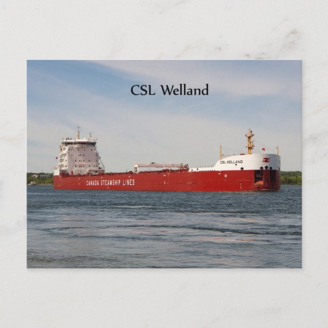 Carte postale CSL Welland (Devant)