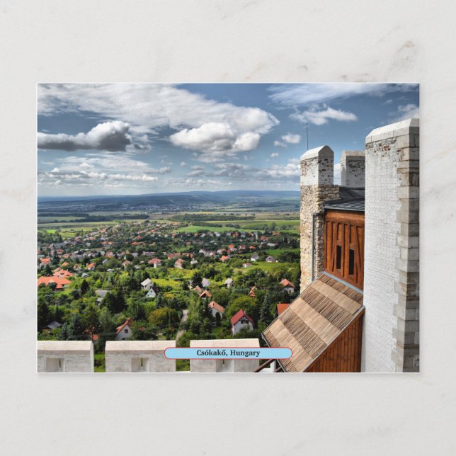 Carte Postale Csókakő, Hongrie (Devant)