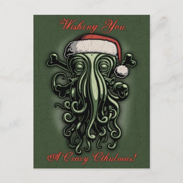 Carte Postale Cthulhu Claus (Devant)