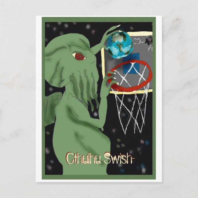 Carte Postale Cthulhu Swish Postcard (Devant)
