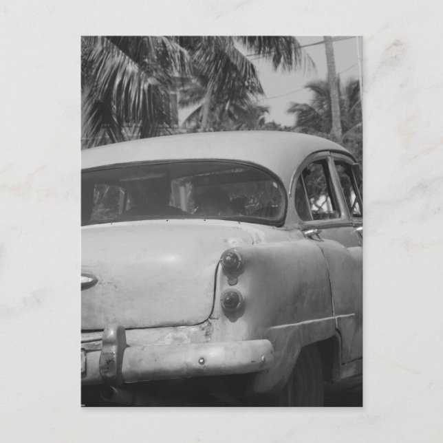 Carte Postale Cuba Car (Devant)