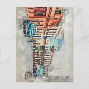 Carte Postale Cuba Havana Cuba Vieux Car Plage Caraïbes