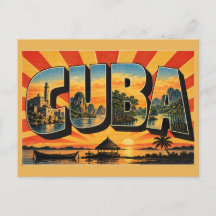 Cuba Phare Forteresse Karst Mangrove Vintage