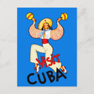 Carte Postale Cuba Poster Maracas