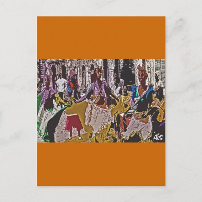 CARTE POSTALE CUBAN RUMBA (Devant)