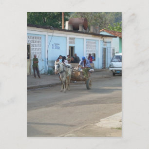 Carte Postale Cuban Street Life