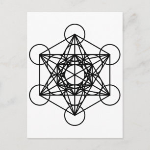 Carte Postale Cube de Metatrons