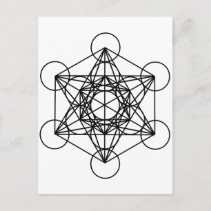 Carte Postale Cube Metatron