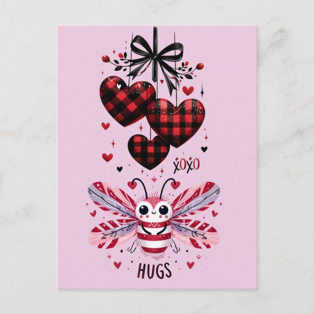 CARTE POSTALE CUDDLE DE VALENTINE BOGUES (Devant)