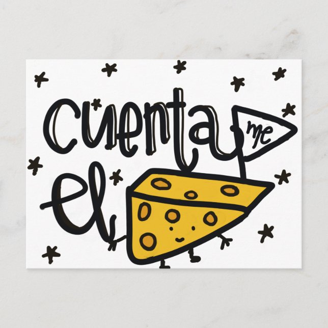 Carte Postale Cuenta me el queso.t (Devant)