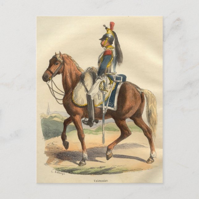 Carte Postale Cuirassier (Devant)