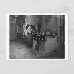 Carte Postale Cuisine cuite dans un restaurant turc Photo