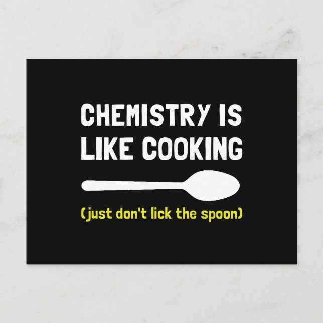 Carte Postale Cuisine de chimie (Devant)