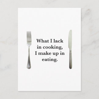 Carte postale cuisine et alimentation