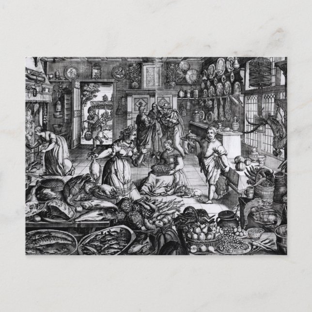 Carte Postale Cuisine intérieure (Devant)