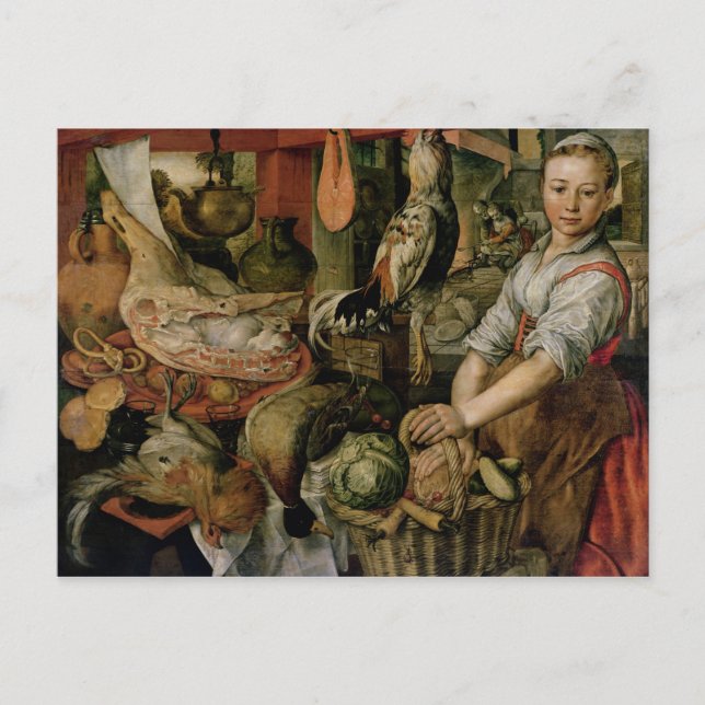 Carte Postale Cuisine intérieure, 1566 (Devant)